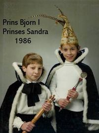 1986 Jeugdprins Bjorn I Jeugdprinses Sandra