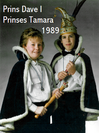 1989 Jeugdprins Dave I Jeugdprinses Tamara