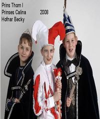 2008 Jeugdprins Thom I Jeugdprinses Calina Hofnar Becky