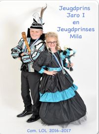 2017 Jeugdprins Jaro I Jeugdprinses Mila